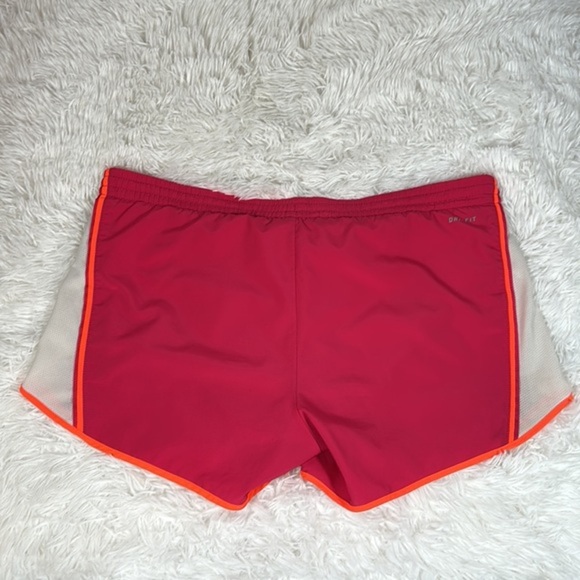 Nike Dri-Fit Pink, Orange & White Mesh Athletic Shorts - Picture 5 of 10